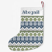 ウィンタースウェター オーダーメイド クリスマスストッキング (裏面)