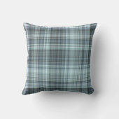 ウィンタースカイアクアブルーストライプ&プレイド クッション (裏面)