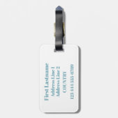 ウィンタースキーカスタムの荷物札 ラゲッジタグ (裏面縦)