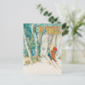 ウィンタースキーバイカール・ラルソン ポストカード (スタンド正面)