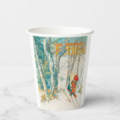 ウィンタースキーバイカール・ラルソン 紙コップ (裏面)