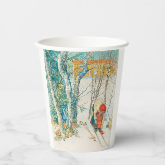 ウィンタースキーバイカール・ラルソン 紙コップ (正面)