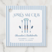 ウィンタースキーバチェロレッテパーティー フェイバータグ (正面)