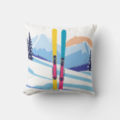 ウィンタースキーマウンテン クッション (正面)