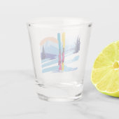 ウィンタースキーマウンテン ショットグラス (裏面)