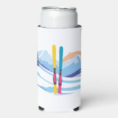 ウィンタースキーマウンテン スリム缶クーラー (Seltzer正面)