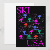 ウィンタースキーヤー シーズンカード (正面/裏面)