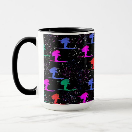ウィンタースキーヤー マグカップ (左)