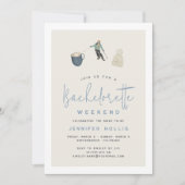 ウィンタースキーリゾートバチェロレッテウィークエンド旅程 招待状 (正面)