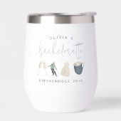 ウィンタースキーリゾートパーソナライズされたバチェロレッテ (左面)