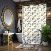 ウィンタースキーロッジシャワーカーテン シャワーカーテン