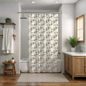 ウィンタースキーロッジシャワーカーテン シャワーカーテン