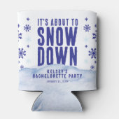 ウィンタースキー雪雪の花ブライズメイドパーティー 缶クーラー (裏面)