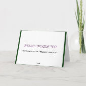 ウィンタースキー シーズンカード (裏面)