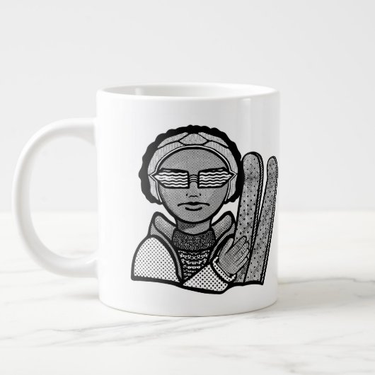 ウィンタースキー ジャンボコーヒーマグカップ (左)