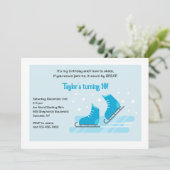 ウィンタースケートパーティー招待状 招待状 (スタンド正面)