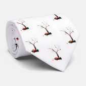 ウィンタースコットランドの犬おもしろいたち ネクタイ (ロール)