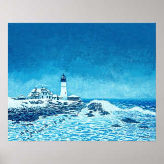 ウィンターストームウォッチアートプリント ポスター