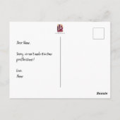 ウィンターストームホリデーポストカード ポストカード (裏面)