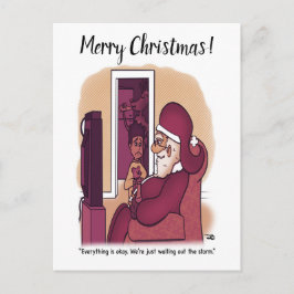 ウィンターストームホリデーポストカード ポストカード