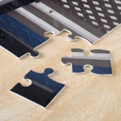 ウィンターストームinコテージシティ – Martha's Vineヤード ジグソーパズル (側面)