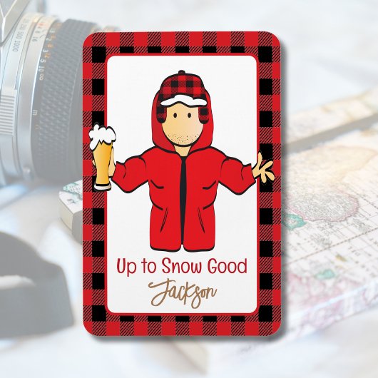 ウィンタースノーアラスカンバケーションおもしろいことわざfor彼 マグネット