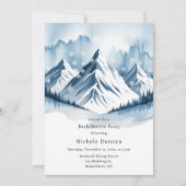 ウィンタースノーイパインリースバチェロレッテ 招待状 (正面)