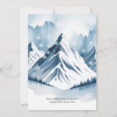 ウィンタースノーイパインリースバチェロレッテ 招待状 (裏面)