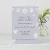 ウィンタースノーインラブバチェロレッテ週末の旅程 招待状 (スタンド正面)