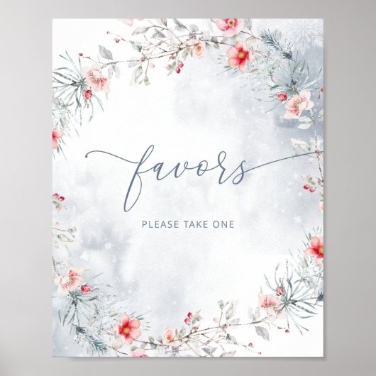 ウィンタースノーインラブブライダルの好意を取り扱う ポスター (正面)