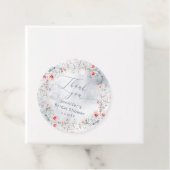 ウィンタースノーインラブ感謝していブライダルシャワーユー フェイバータグ (インサイチュ)