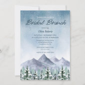 ウィンタースノーウィーマウンテンフォレストブライダルブランチ 招待状 (正面)