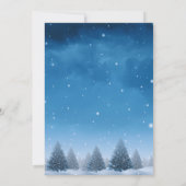 ウィンタースノーウェディング セーブザデート (裏面)