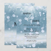 ウィンタースノーウェディング 招待状 (正面/裏面)