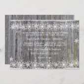 ウィンタースノーウッドクリスマスパーティー 招待状 (正面/裏面)