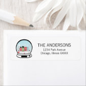 ウィンタースノーグローブホリデイ住所 シール (インサイチュ)