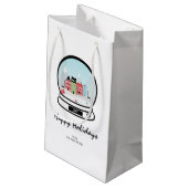 ウィンタースノーグローブホリデイ抱き枕 スモールペーパーバッグ (裏面アングル)