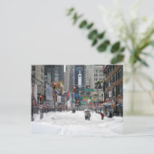 ウィンタースノーストームニューヨークシティ12/26/10 ポストカード (スタンド正面)