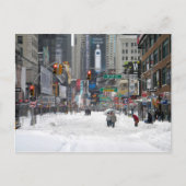 ウィンタースノーストームニューヨークシティ12/26/10 ポストカード (正面)