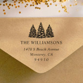 ウィンタースノーツリーズ差出人住所 セルフインキングスタンプ