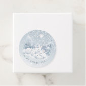 ウィンタースノーバニークリスマスメッセージカード フェイバータグ (インサイチュ)