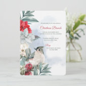 ウィンタースノーバードホリデーブランチ招待状 招待状 (スタンド正面)