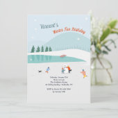 ウィンタースノーファン招待状 招待状 (スタンド正面)