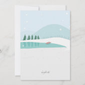 ウィンタースノーファン招待状 招待状 (裏面)