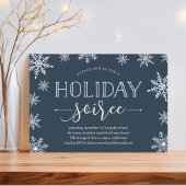 ウィンタースノーフォールホリデーソイリーパーティー 招待状