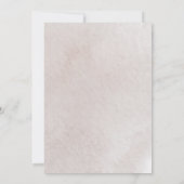 ウィンタースノーフレークシルバー赤面ブランチ&バブリー 招待状 (裏面)