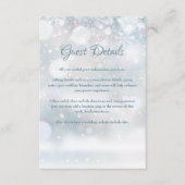 ウィンタースノーフレークスゲスト情報詳細 エンクロージャーカード (正面)