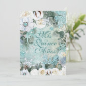 ウィンタースノーフレークパーティの招待状 招待状 (スタンド正面)