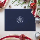 ウィンタースノーフレーク差出人住所 ラウンドシール