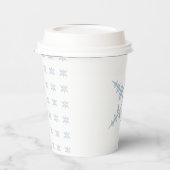 ウィンタースノーフレーク紙カップ 紙コップ (左)
